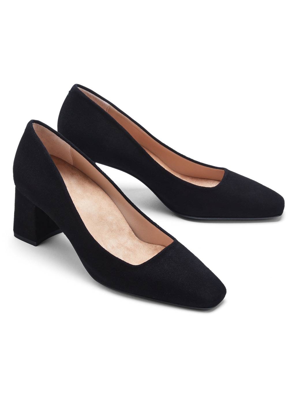 Inez Frida Heels In Black Suede Size 7.5